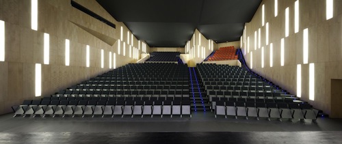 Auditorio Minucipal de Teulada, Francisco Mangado, hiszpańska architektura, Hiszpania,